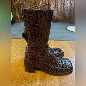 Miista crocodile boots